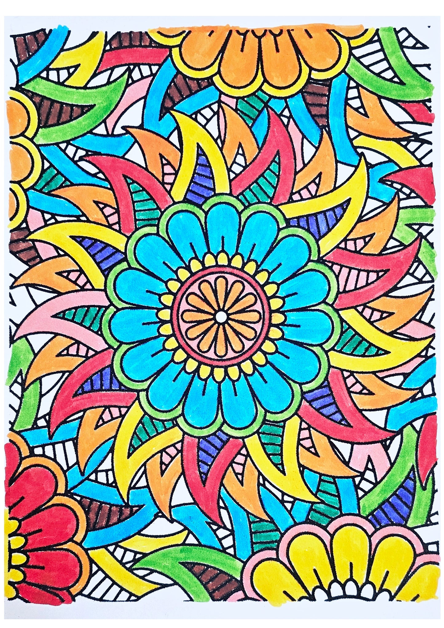 Detailed Floral Mandala Pattern