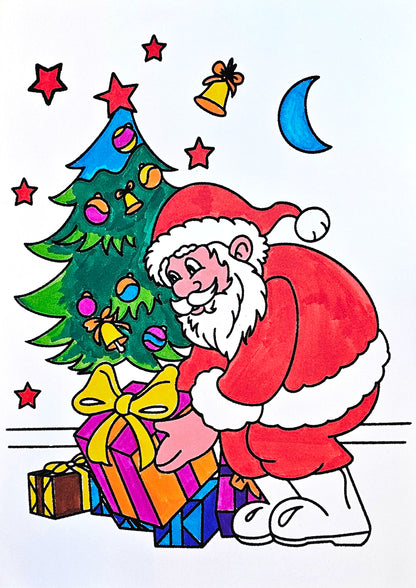 Santa Claus Isar da Kyaututtuka Art
