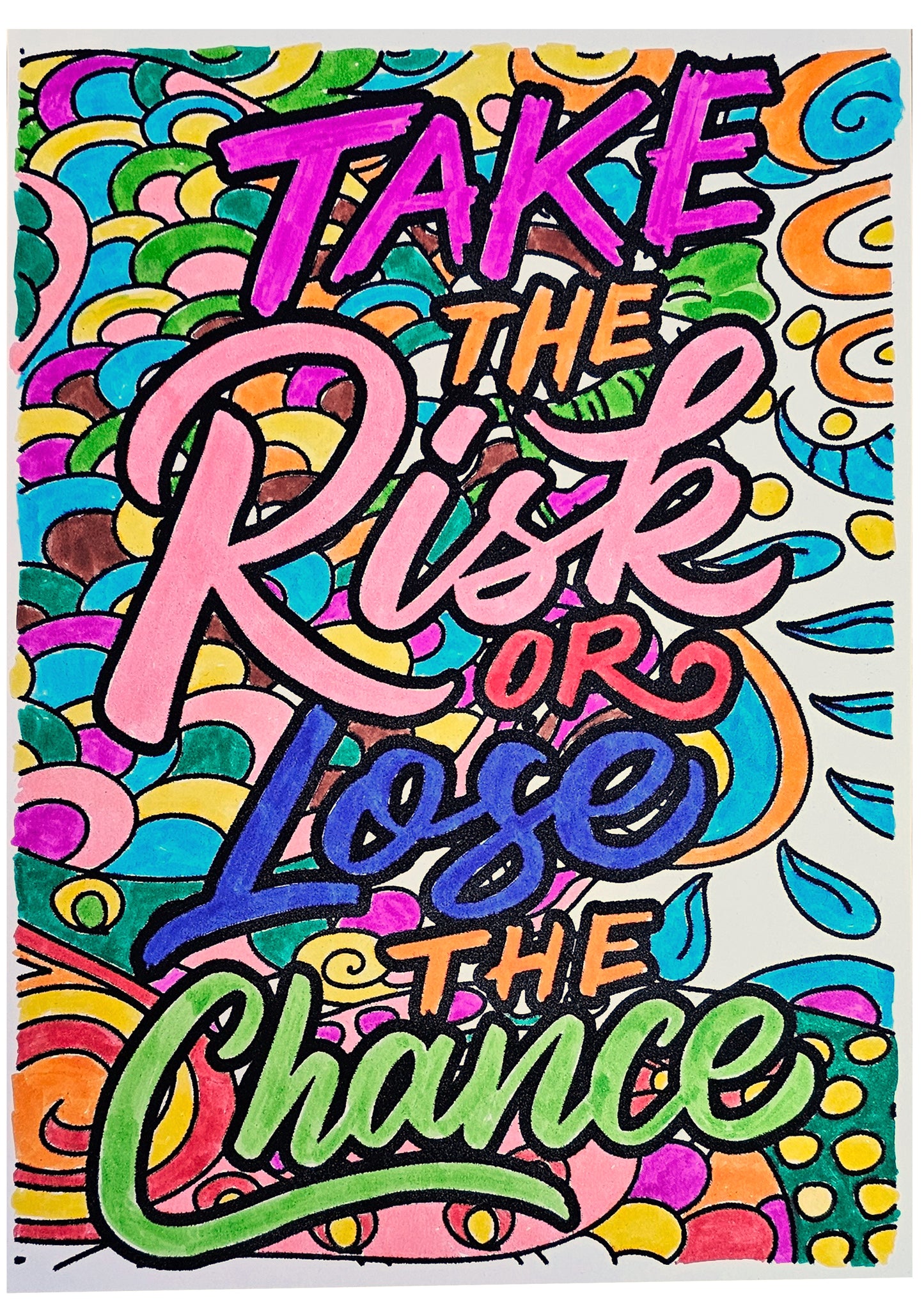 Motivational Quote: 'Take the Risk'