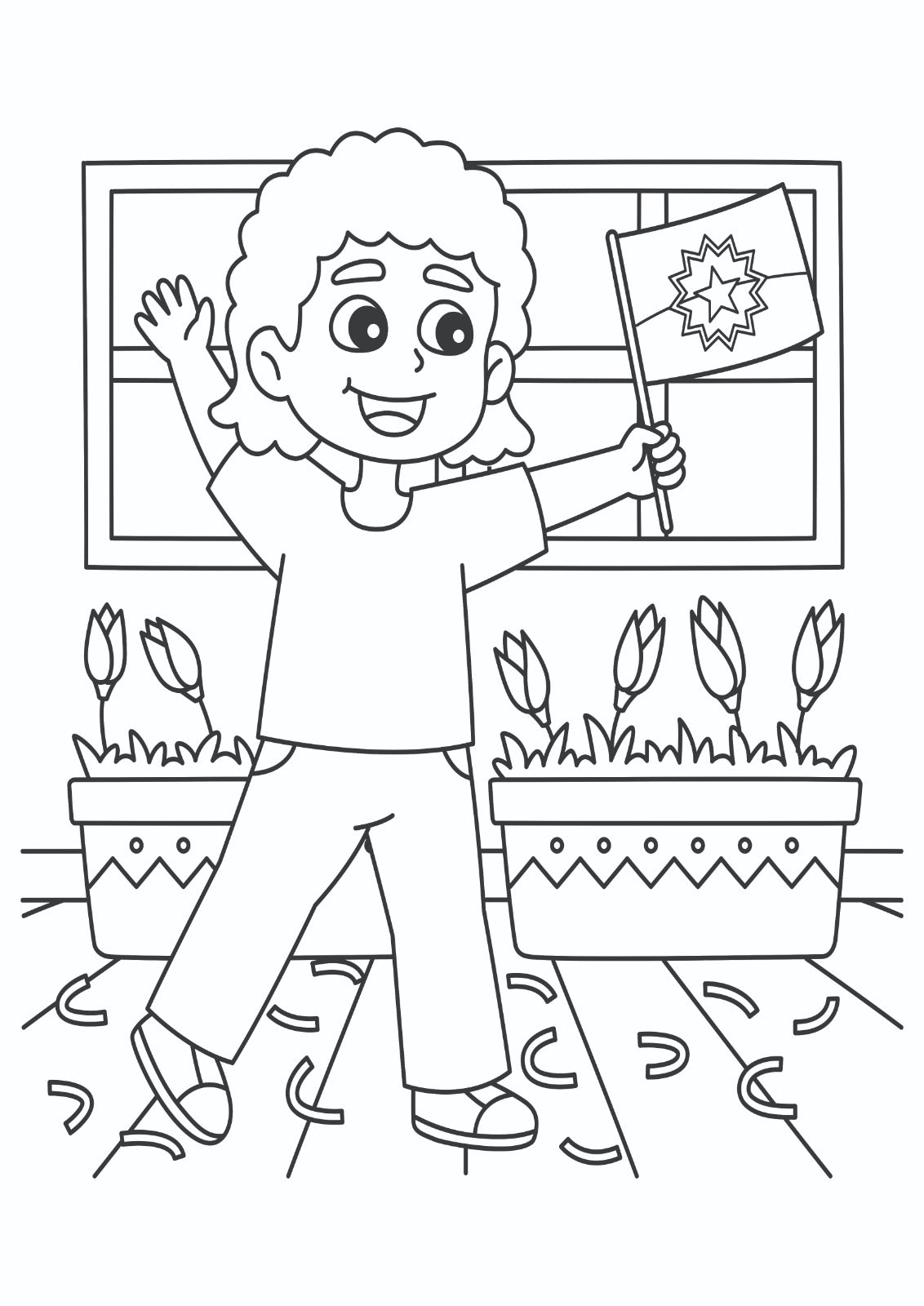Celebration Line Art
