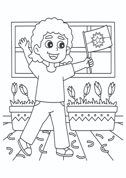 Celebration Line Art