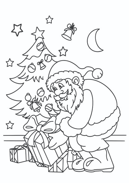 Santa Claus Isar da Kyaututtuka Art