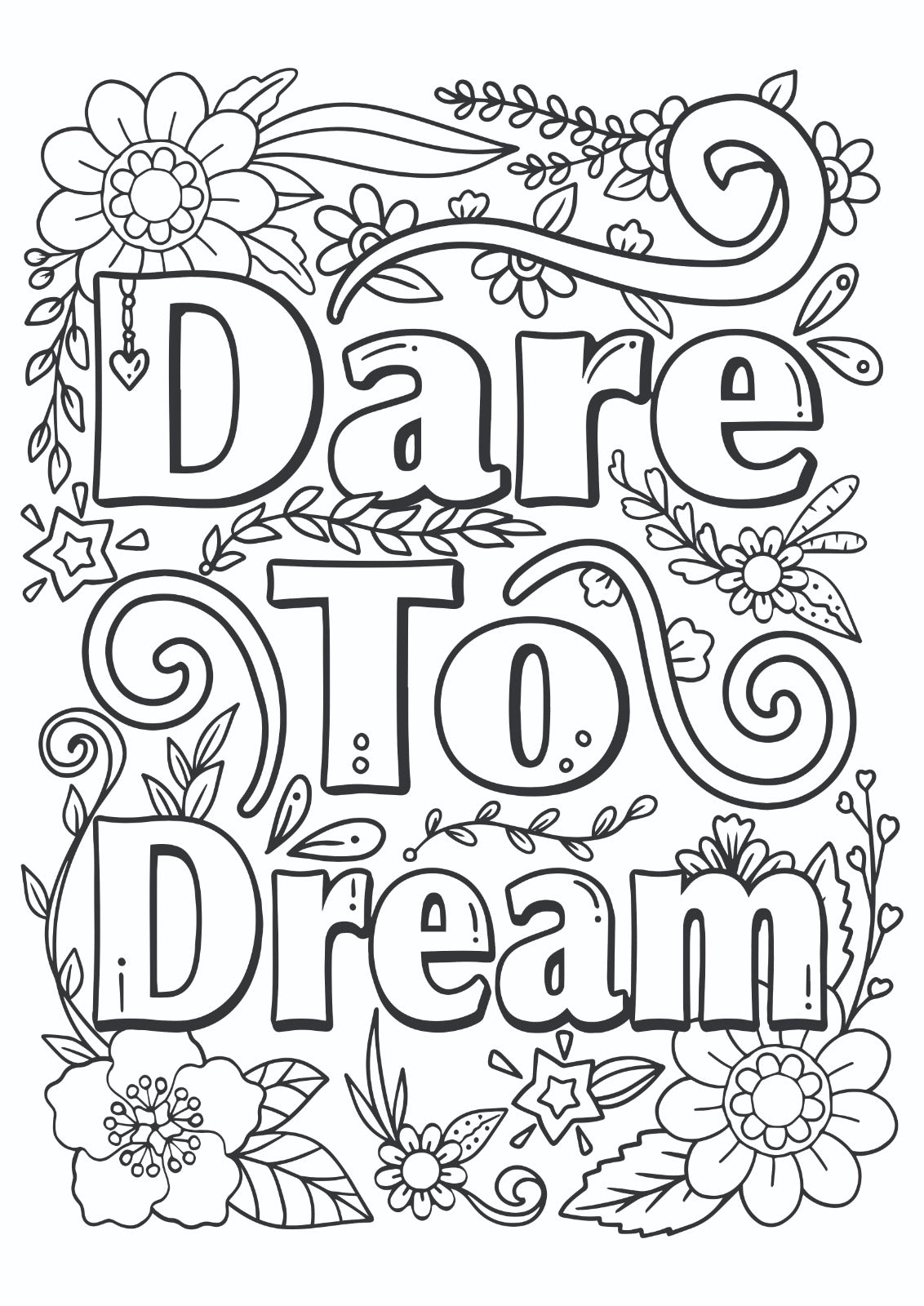 Dare To Dream Motivational Art