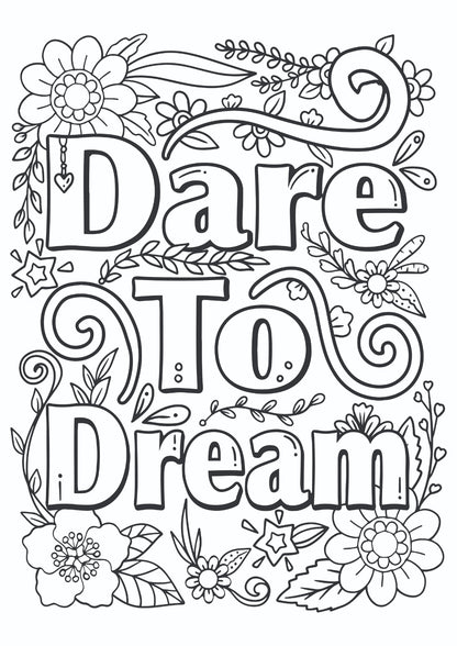 Dare To Dream Motivational Art
