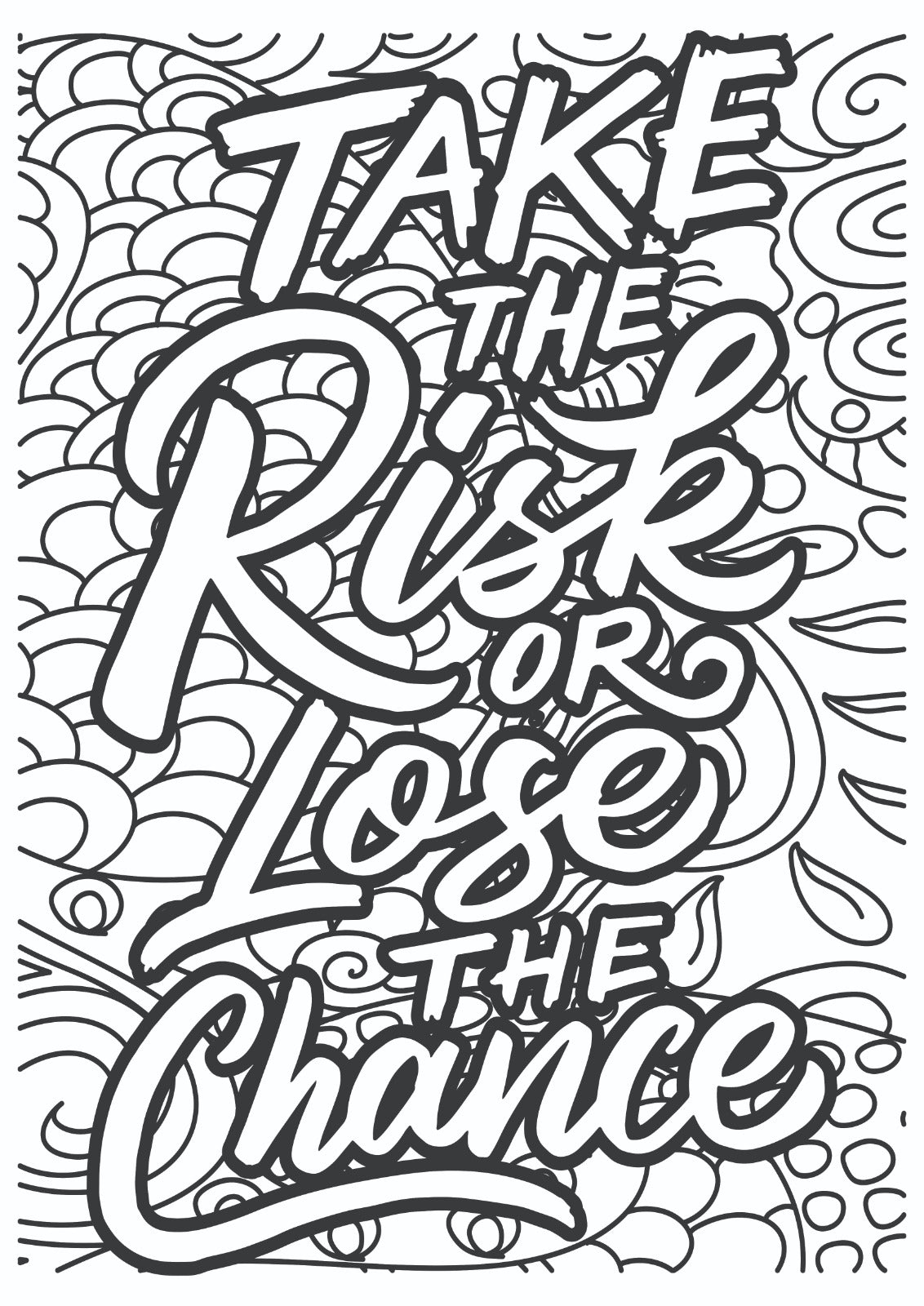 Motivational Quote: 'Take the Risk'