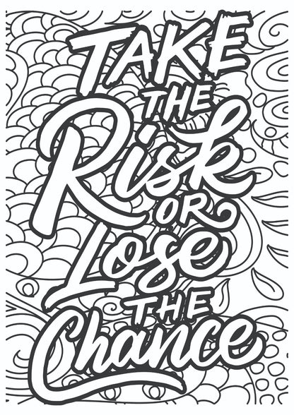 Motivational Quote: 'Take the Risk'