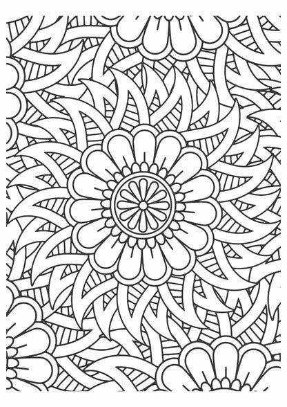 Detailed Floral Mandala Pattern