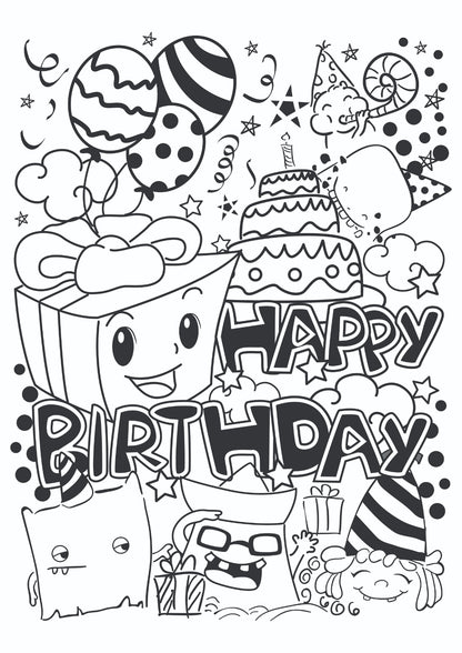 Doodle Monster Birthday Party